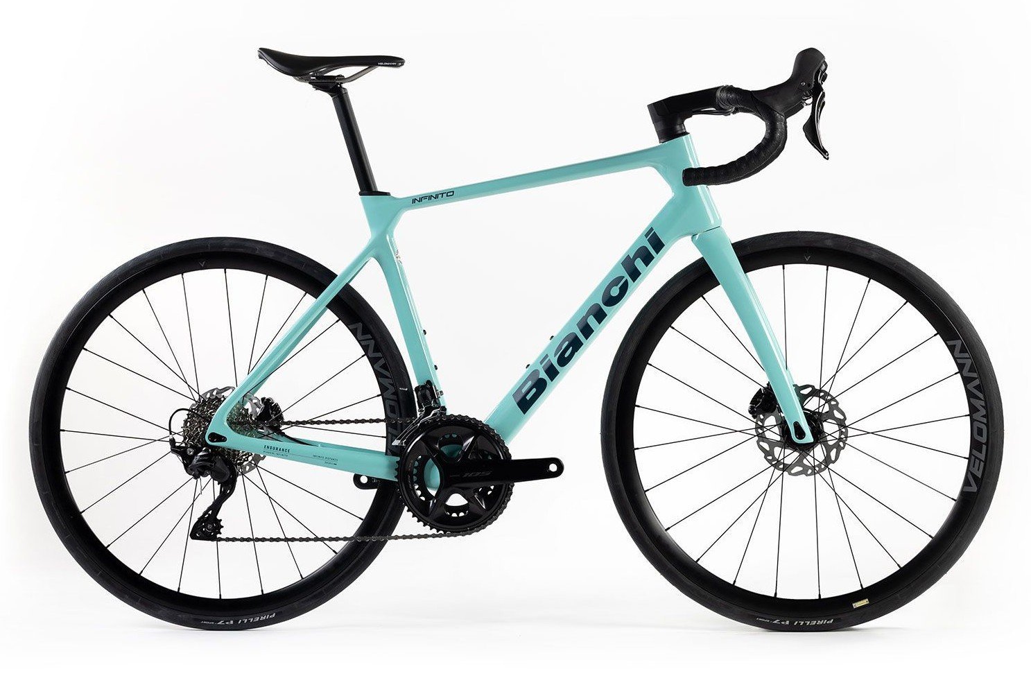 28 Bianchi Infinito 105 24v H.Disk Velomann Palladium Karbon Yarış Bisikleti 2025 55cm - Celeste