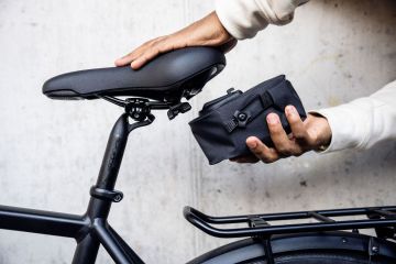 Ortlieb F9674 Micro Two Sele Altı Çanta 0,8L Mat Siyah