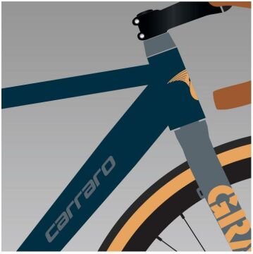 28 Carraro Gravel G2 20v H.Disk Fren Bisiklet 50cm - M.Navy Mavi