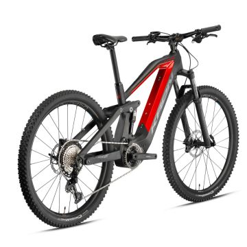 29 Kron Etna 12v H.Disk Fren Steps EP801 630Wh Full Süspansiyon Karbon E-Mtb Bisiklet M.Siyah-Kırmızı - 44.5cm