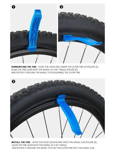 Toopre TL-6.5 Bisiklet Lastik Levyesi Mavi