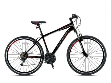 28 Kron Nomad 4.0 21v M.Disk Fren Şehir Bisikleti 46cm - M.Siyah-A.Sarı-Gri