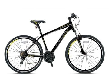 28 Kron Nomad 4.0 21v M.Disk Fren Şehir Bisikleti 46cm - M.Siyah-A.Sarı-Gri