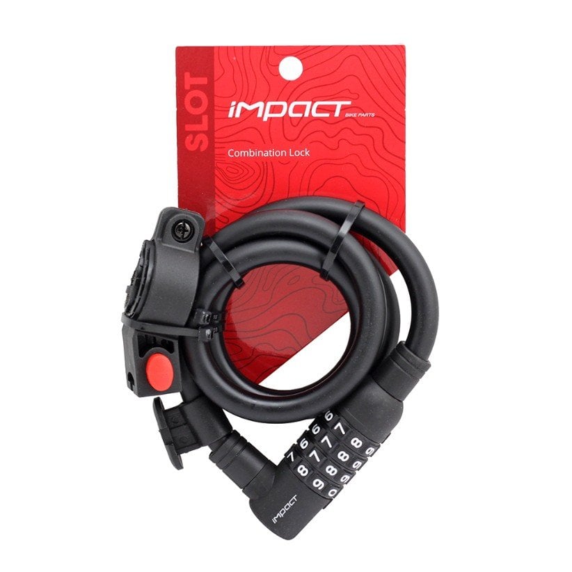 Impact Slot 12x1000mm Değiştirilebilir Şifreli Kilit + Sabitleme Aparatı Siyah
