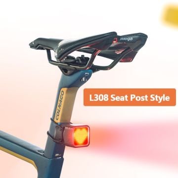 Magene L308 Sele Borusu Bağlantılı Akıllı Kişileştirilebilir Bisiklet Arka Lamba
