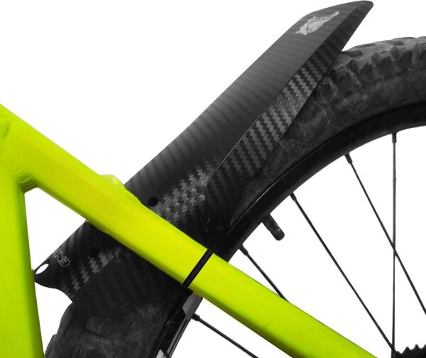 Enlee Karbon Desen Plastik Mtb Ön Çamurluk