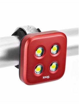 Knog Blinder 4 Ledli Şarjlı Ön Far Kare Kırmızı