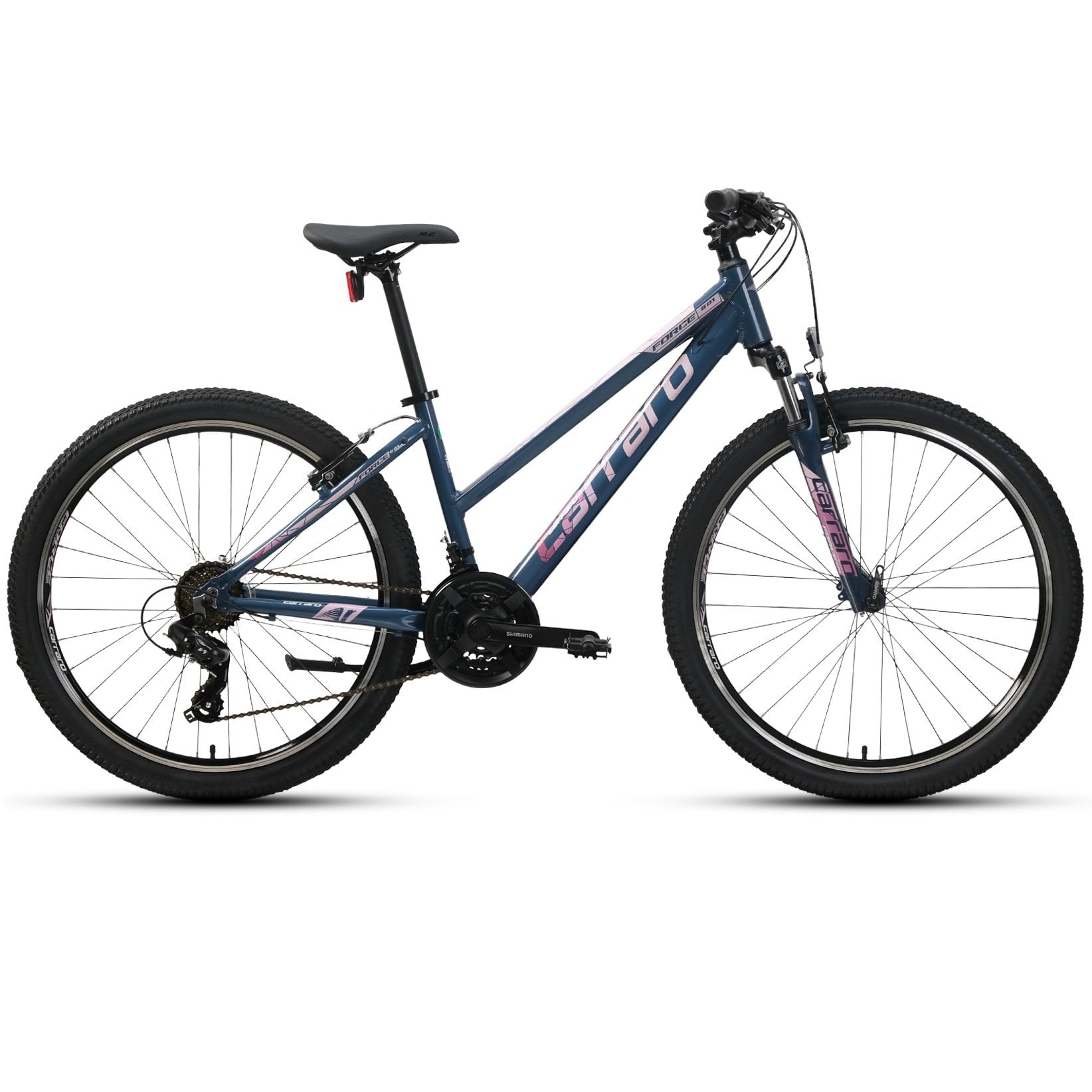 26 Carraro Force 601 21v V-Fren Kadın Dağ Bisikleti 38cm - Lacivert-Pembe