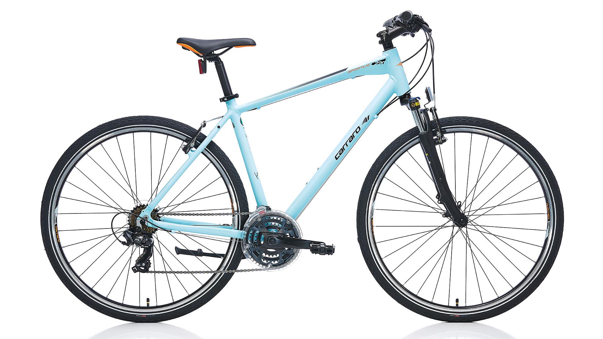 28 Carraro Sportive 220 21v V-Fren Erkek Şehir Bisikleti 56cm - M.A.Mavi-Siyah-Turuncu