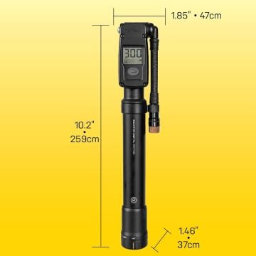 Topeak Mountain2Stage 300psi Digital Göstergeli  Amortisör ve Lastik Pompası