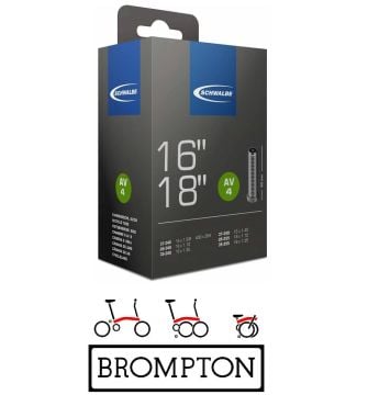 Schwalbe AV4 16x1.35 / 35-349 40mm İç Lastik Brompton