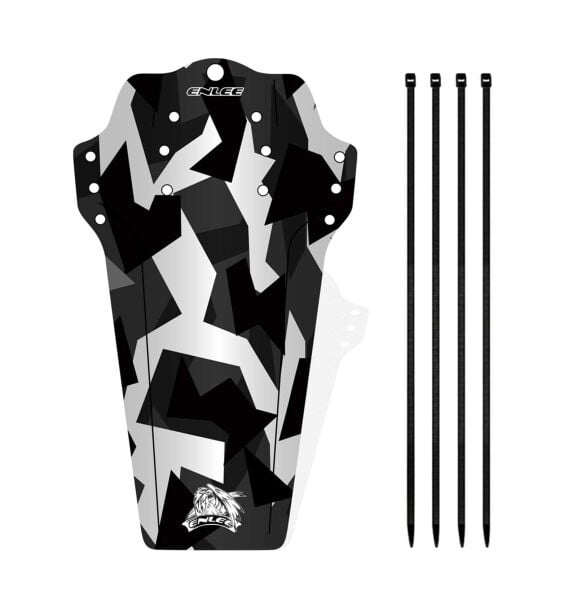 Enlee Light Camo Plastik Mtb Ön Çamurluk
