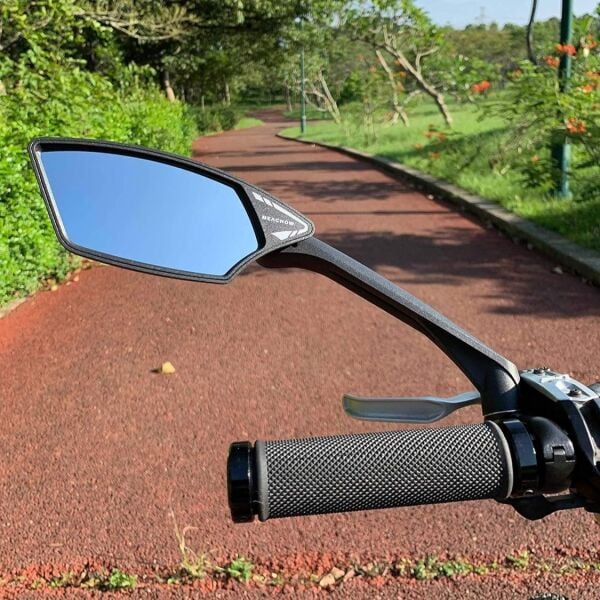 Meachow ME-006BL Sol Bisiklet Aynası Kelepçe Montaj Mavi Lens