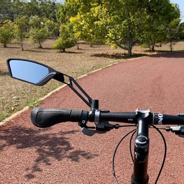 Meachow ME-003BL Sol Bisiklet Aynası Kelepçe Montaj Mavi Lens