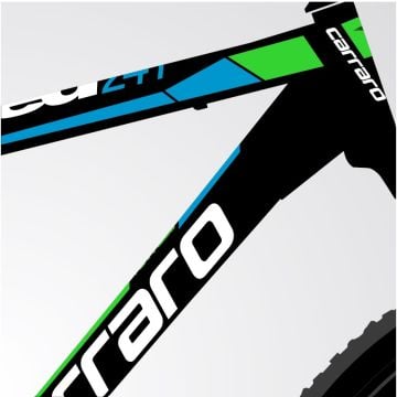 24 Carraro Speed 241 21v M.Disk Fren Çocuk Bisikleti 36cm - M.Siyah-Sarı-A.Turuncu