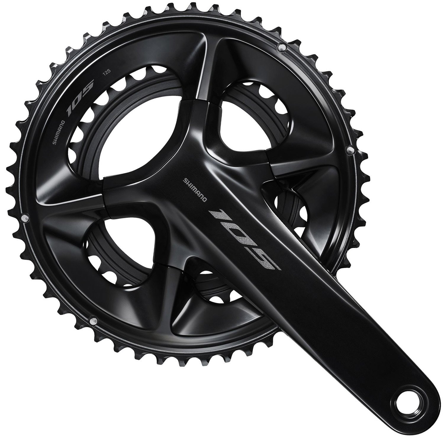 FULCRUM racing900 ディスク 105 cs-r7100 12段 Shimano 105 FC-R7100 165mm 52-36T 2x12 Uyumlu Aynakol Siyah
