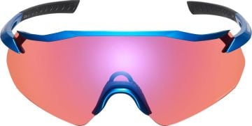 Shimano EQUINOX Bisiklet Gözlüğü Şeker Mavi Çerçeve Ridescape OR Lens