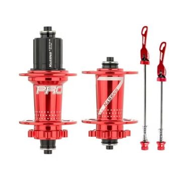 Hassns Pro7 32h HG 8-11s Mtb Bisiklet Göbek Seti Kırmızı