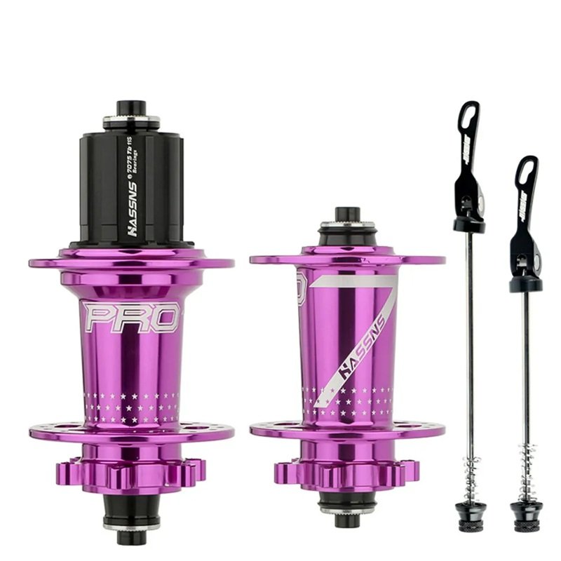 Hassns Pro7 32h HG 8-11s Mtb Bisiklet Göbek Seti Mor