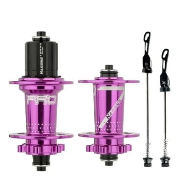 Hassns Pro7 32h HG 8-11s Mtb Bisiklet Göbek Seti Mor
