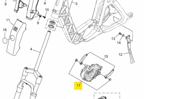Yamaha Booster Aynakol Krank Kol Vidası 2li Paket X3W-F585H-0000