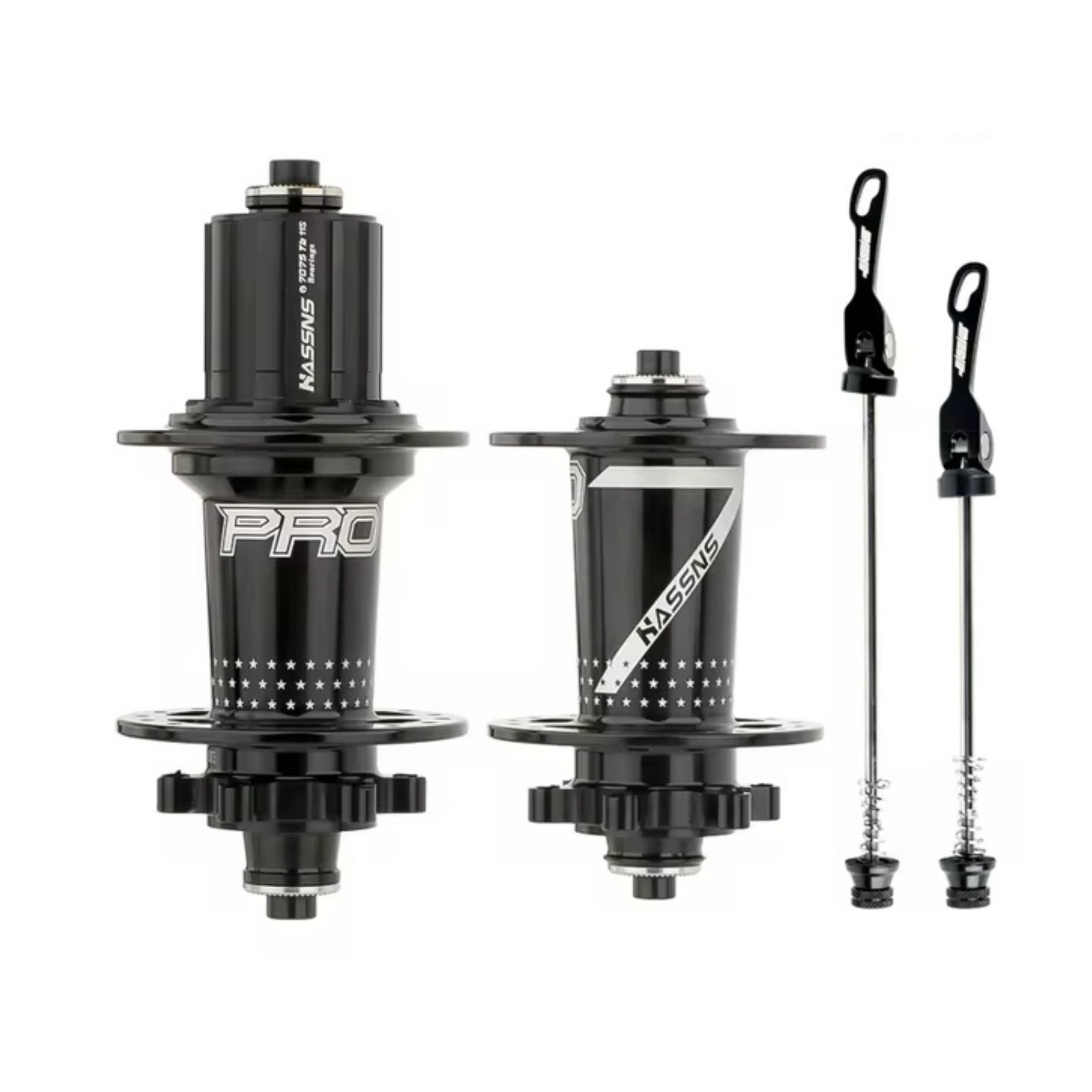 Hassns Pro7 32h HG 8-11s Mtb Bisiklet Göbek Seti Siyah