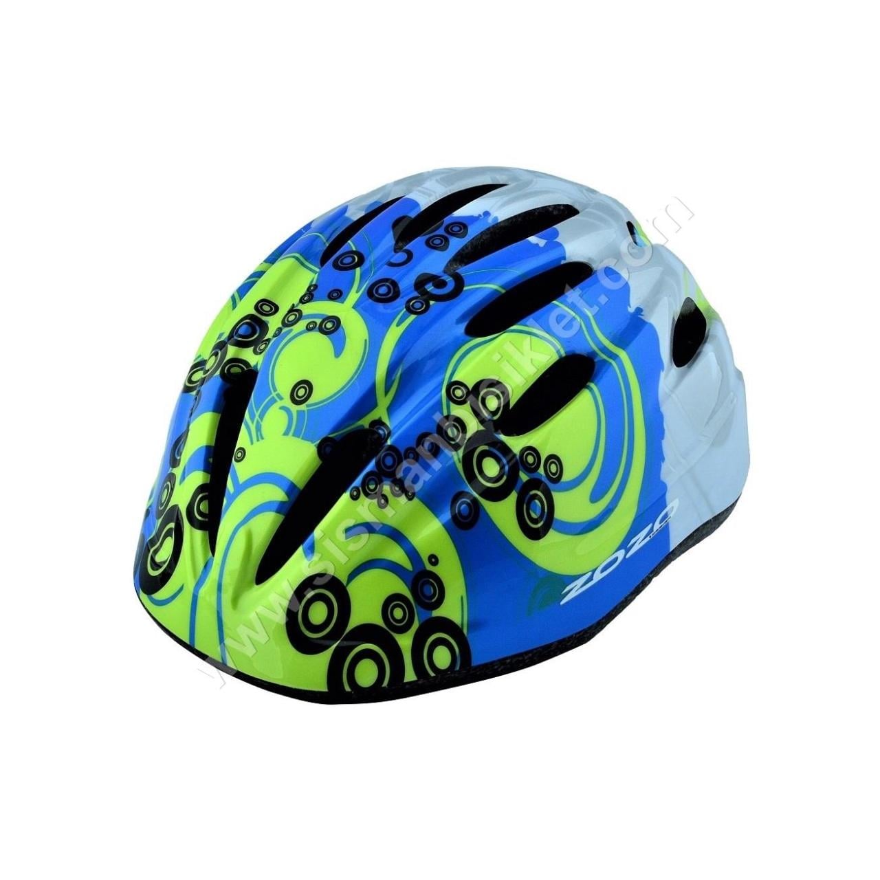 Zozo HB63-D Halka Desenli Çocuk Bisiklet Kaskı