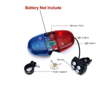Knt JY-155 Bisiklet Polis Siren Kornası