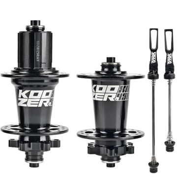 Hirasawa Bypass セット Koozer XM490 Pro 5x100, 5x135 HG 8-11s Mtb Göbek Seti 28h - Siyah