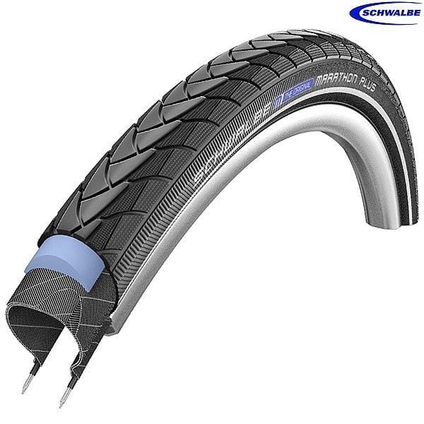 Schwalbe 700x45 (28x1.75) Marathon Plus 5mm Zırhlı Dış Lastik*
