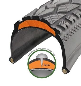 Chaoyang 24x1.95 Rhino Skin 5mm Zırhlı Dış Lastik H-460