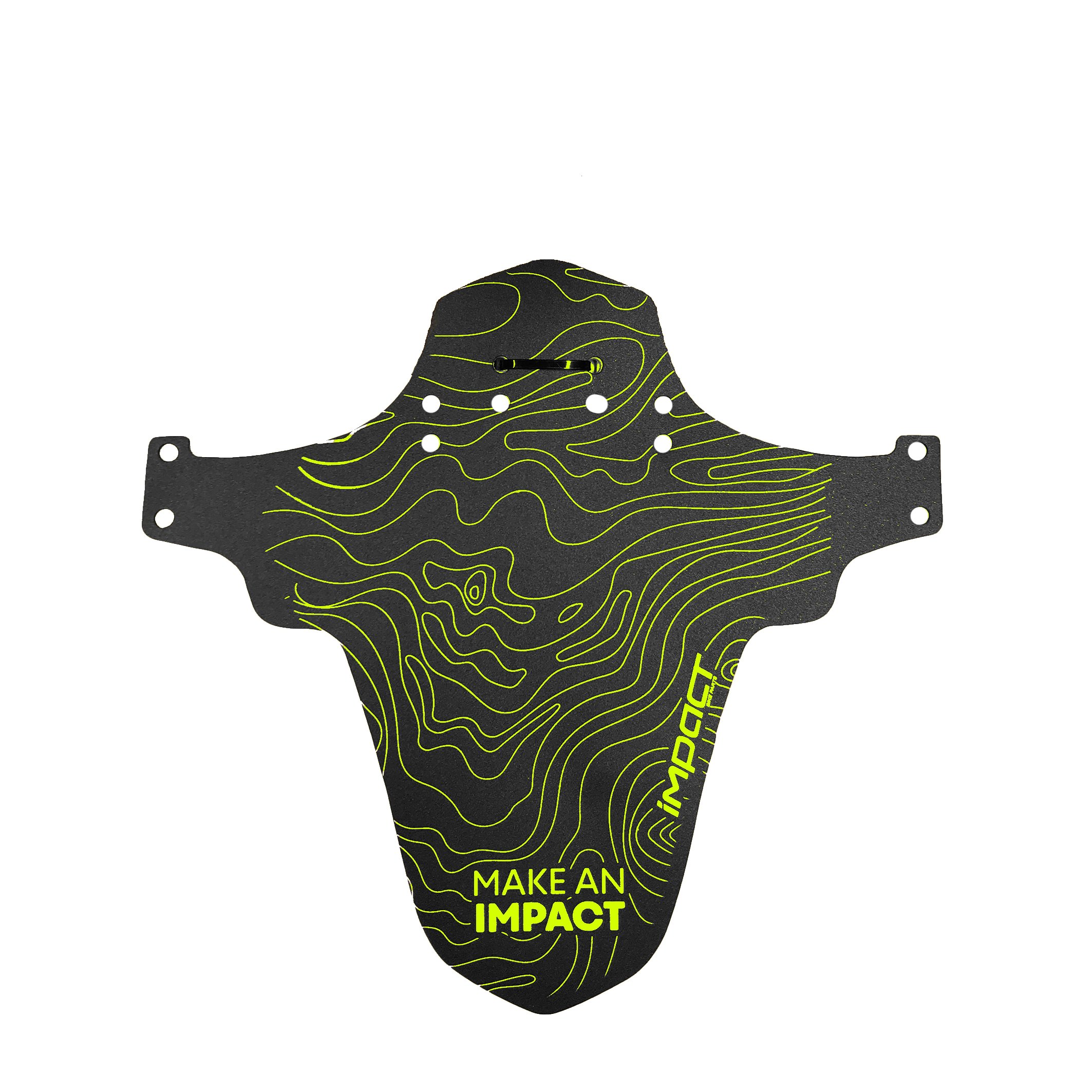 Impact MDE-35 Mtb Ön Çamurluk Siyah-Neon Sarı
