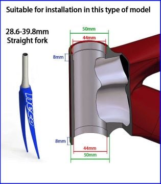 Neco H151SM 1.1/8''-1.5''  Rulmanlı Yarı Entegre Furç Takımı
