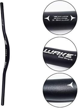 Wake 31.8x780mm R:30 Alüminyum Mtb Bisiklet Gidonu Siyah