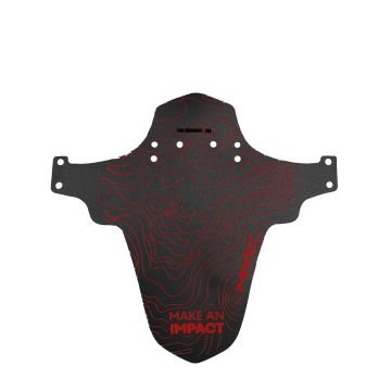 Impact MDE-35 Mtb Ön Çamurluk Siyah-Kırmızı