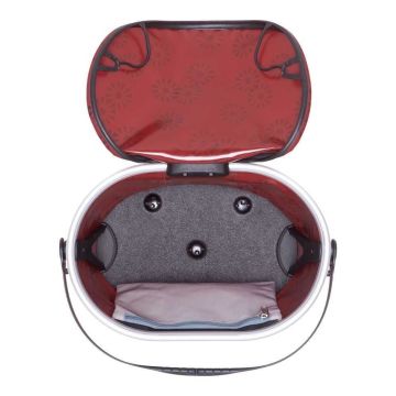 Ortlieb F79802 Up-Town City Gidon Çantası 17.5L Kırmızı-Çiçek Desen