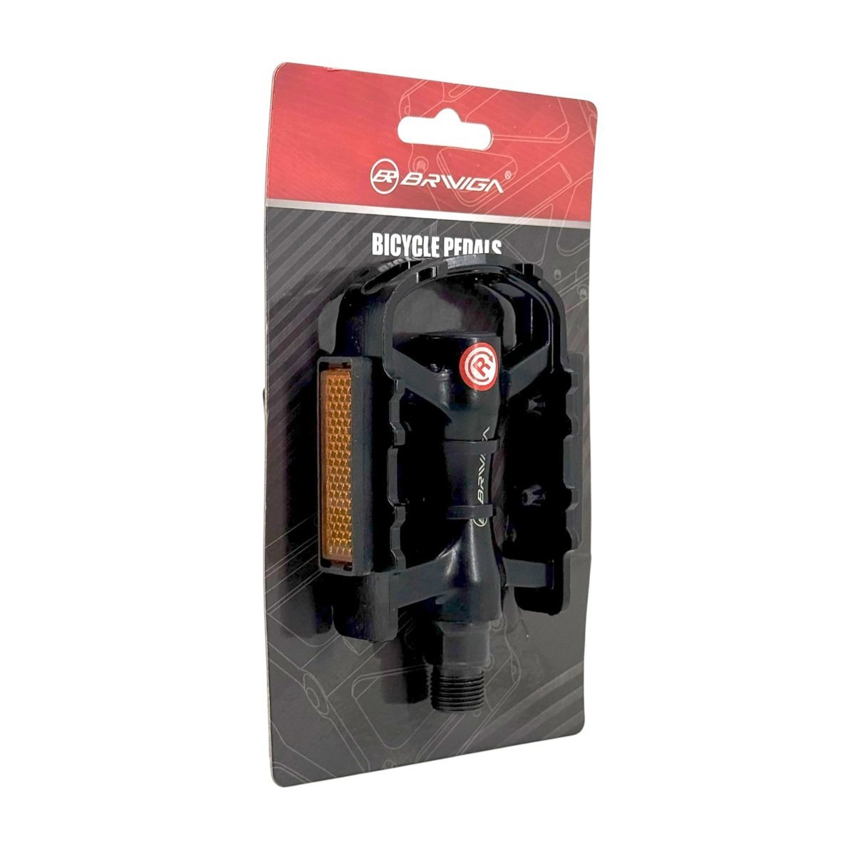 Briviga HF-602 102x82mm Mtb Alüminyum Platform Pedal Siyah