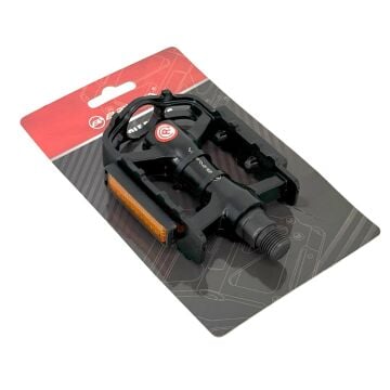 Briviga HF-602 102x82mm Mtb Alüminyum Platform Pedal Siyah