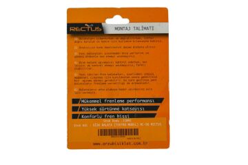 Rectus RC-56 Mekanik Disk Fren Balatası Tektro Muadili