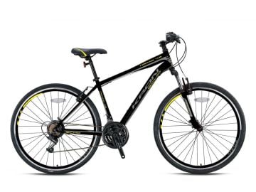 28 Kron Nomad 4.0 21v M.Disk Fren Şehir Bisikleti 46cm - M.Siyah-A.Sarı-Gri