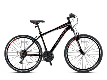 28 Kron Nomad 4.0 21v M.Disk Fren Şehir Bisikleti 46cm - M.Siyah-Kırmızı-Gri
