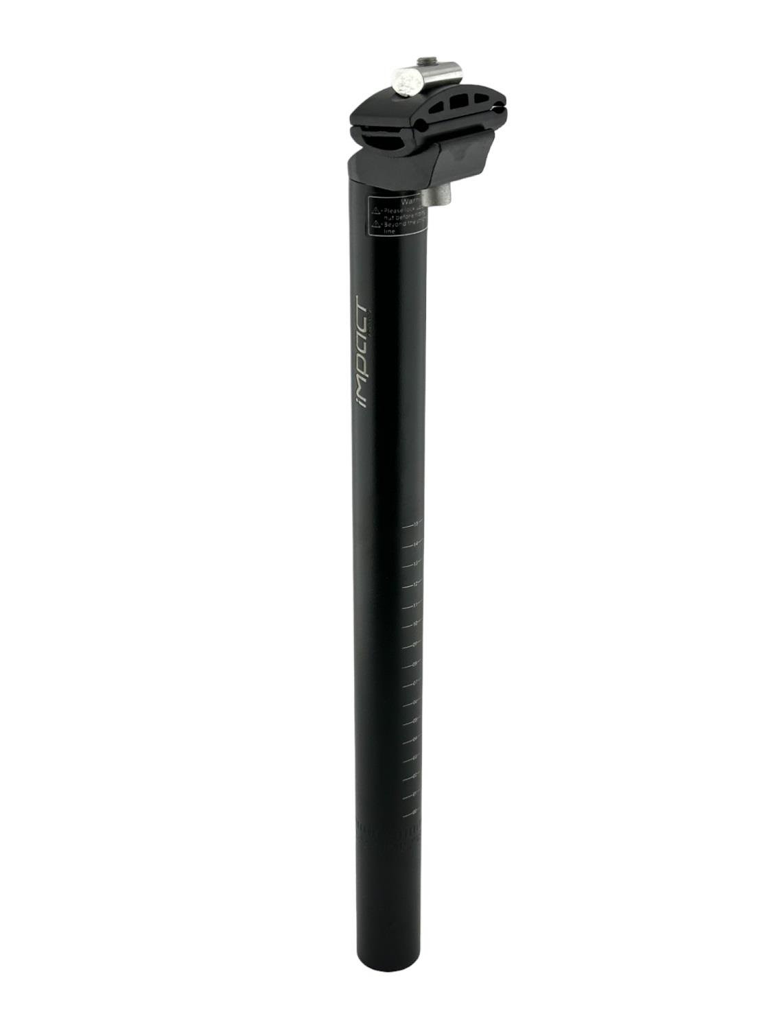 Impact 30.9/400mm Kızaklı Alüminyum Sele Borusu Siyah