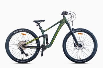 29 Kron El Nino 11v H.Disk Fren Full Süspansiyon Enduro Bisiklet 42.5cm - M.Haki-Siyah