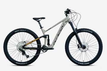 29 Kron El Nino 11v H.Disk Fren Full Süspansiyon Enduro Bisiklet 42.5cm - Bej-Siyah