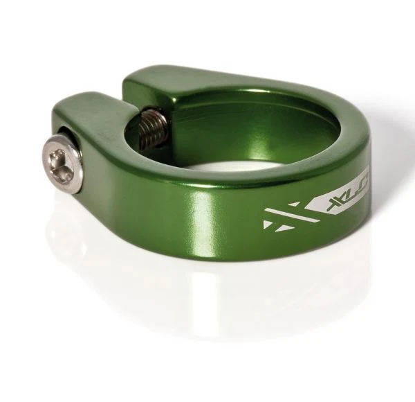 Xlc 31.8mm CL-951B Alüminyum Alyan Sıkmalı Sele Kelepçesi Yeşil