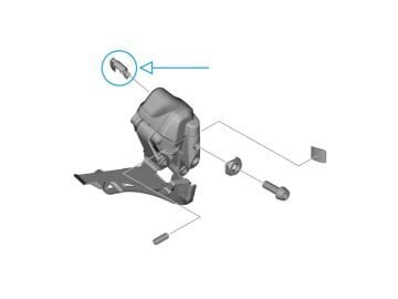 Shimano Dura-Ace Di2 FD-R9250 Ön Aktarıcı Fiş Kapağı Y2JP06000