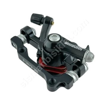 Saiguan Ön+Arka Mekanik Disk Fren Kaliper ve 160mm Rotor Seti