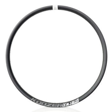 Koozer TR30 Pro 27.5'' 32H Çift Kat Alüminyum T.sız FV Tubeless XC, AM, DH, FR Jant Çemberi Siyah