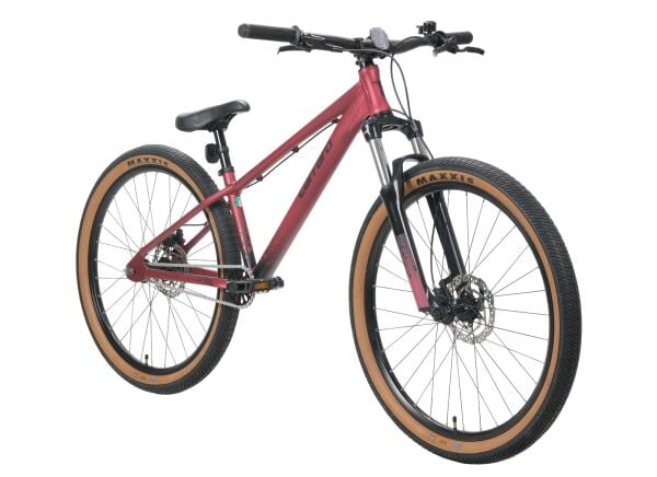 26 Carraro Bandit Dirt Jump Bisiklet, 31cm, Mat Koyu Kırmızı-Siyah