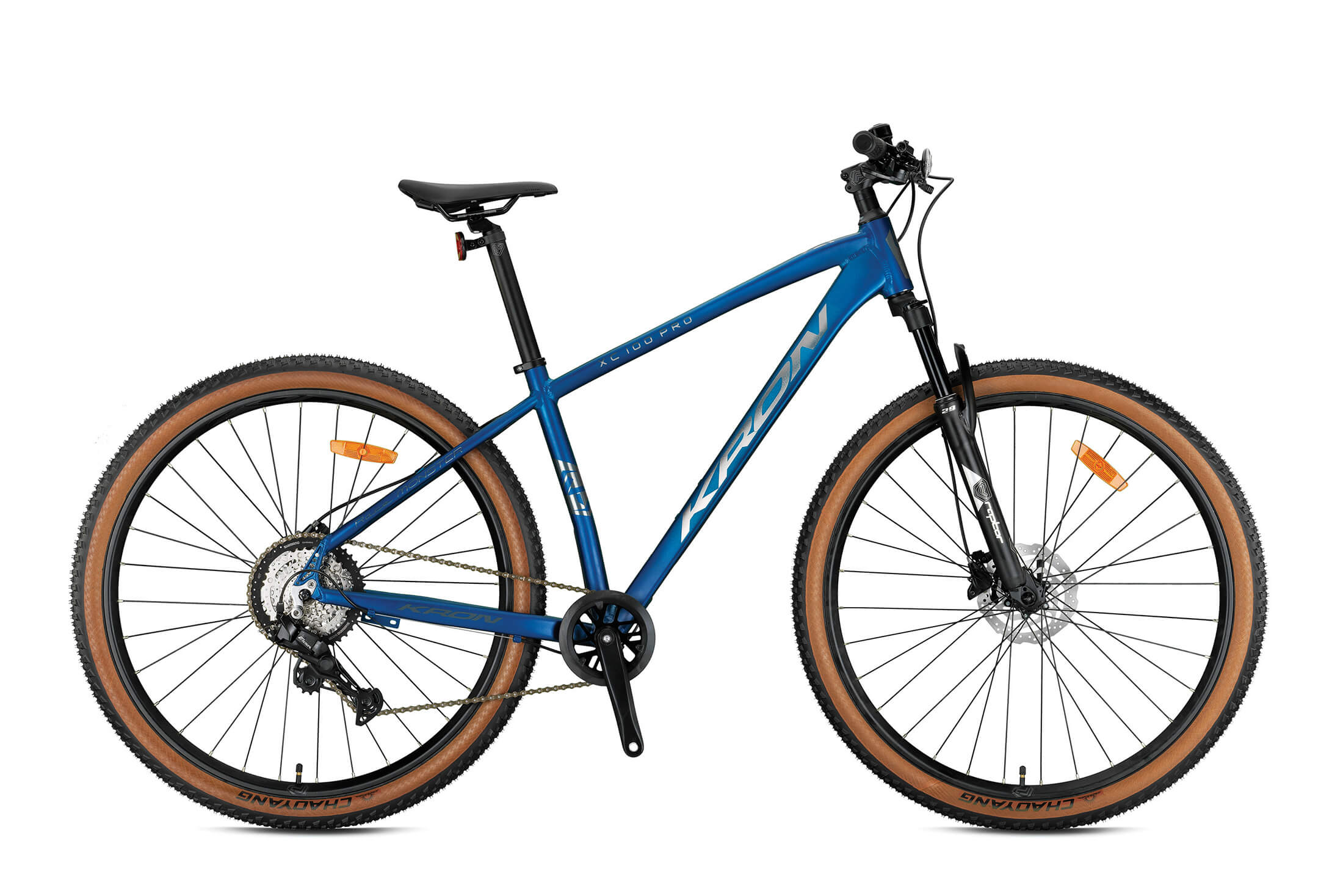 27.5 Kron XC 100 PRO 8v H.Disk Fren Dağ Bisikleti 38cm - M.Lacivert-Gri